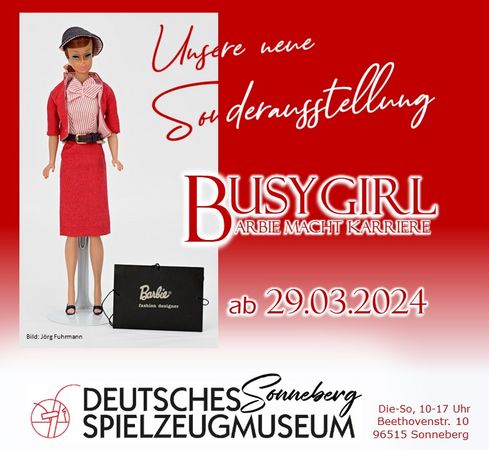 Sonderausstellung "Busy Girl - Barbie macht Karriere"