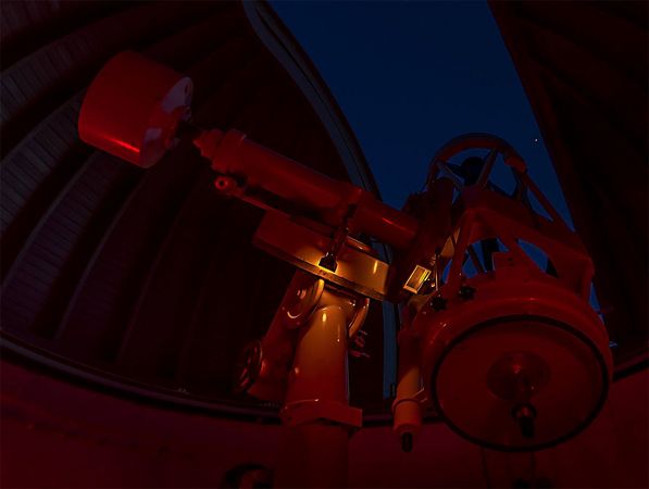 das 60cm Telesko der Sternwarte