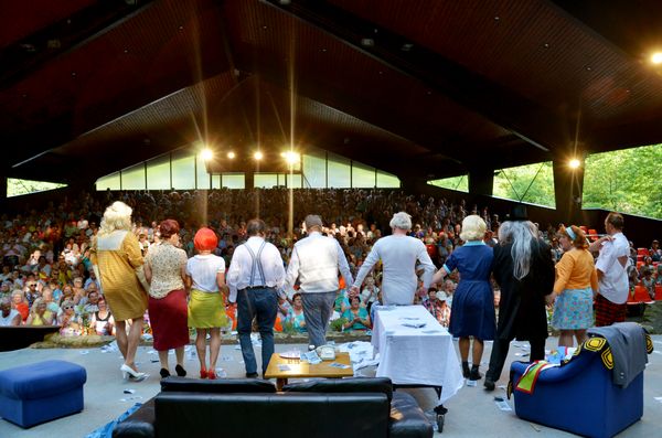 Aufführung in der Waldbühne Heldritt