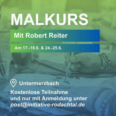 Malkurs mit Robert Reiter