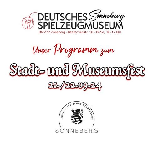 Das Programm am Deutschen Spielzeugmuseum