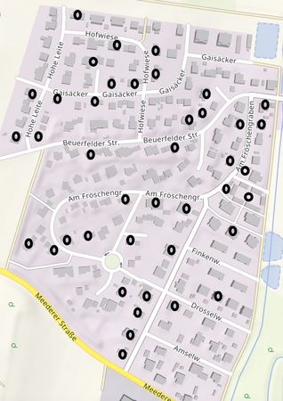 Lageplan mit Teilnehmer Lageplan