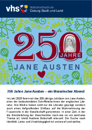 Entwurf: VHS Coburg Flyer