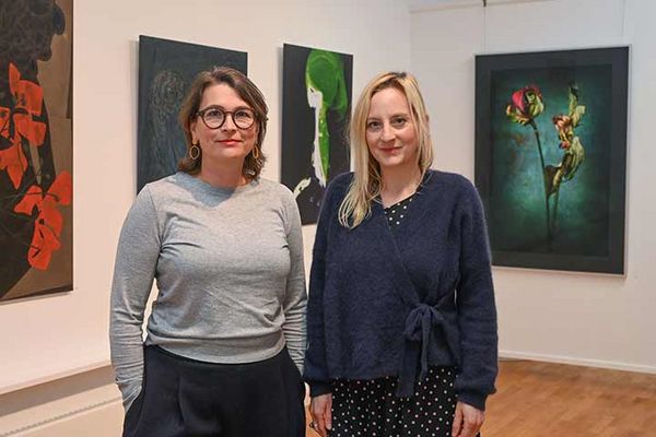 Ausstellung Nebensonnen, Simone Hamann u. Ulla Reiter