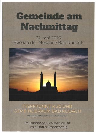 Ev. Kirchengemeinde Bad Rodach Gemeinde am Nachmittag