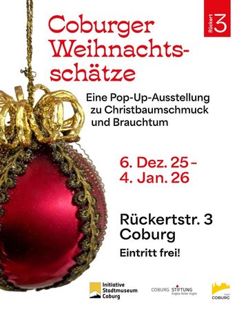 Plakat Coburger Weihnachtsschätze