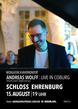 Andreas Wolff - Schloss Ehrenburg Konzert 2026 Plakat