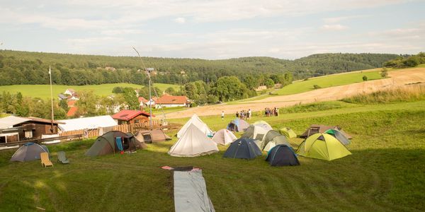 Bild vom Zeltplatz in Neukirchen
