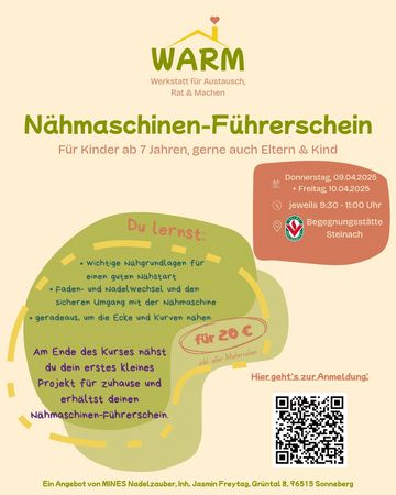 Nähmaschinen-Führerschein 