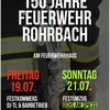 Jubiläum 150 Jahre Feuerwehr Rohrbach