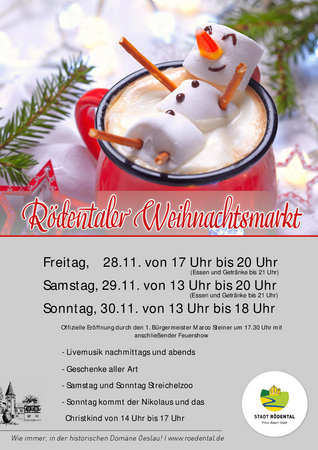 Flyer Weihnachtsmarkt