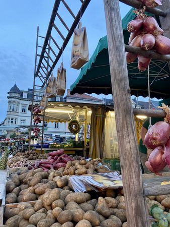 Marktstand Kartoffelmarkt