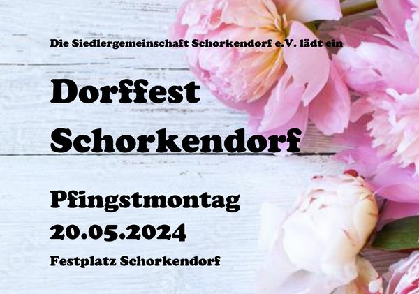 Dorffest Schorkendorf