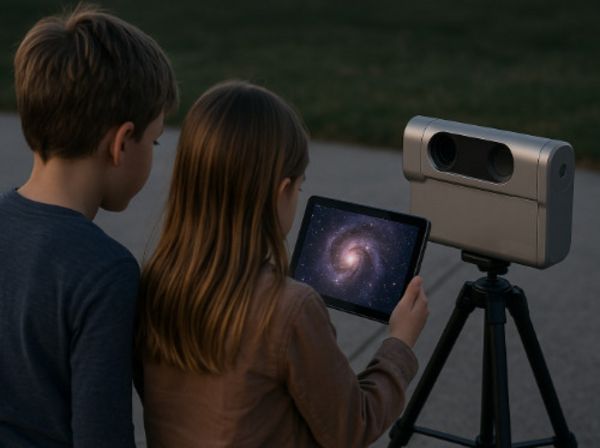 Kinder beim Astrofoto