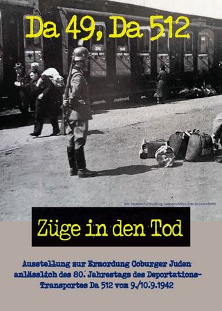 Plakat Züge in den Tod