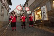 Die "Stadtwache" zum Seßlacher Altstadtfest