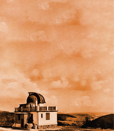 Sternewarte 1925 - Aufnahme vermutlich von Wilhelm Hoffmeister