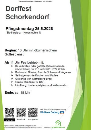 Einladung zum Dorffest