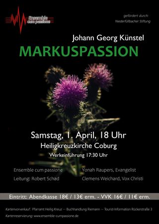 Plakat Markuspassion