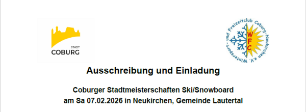 Header Ausschreibung Stadtmeisterschaft