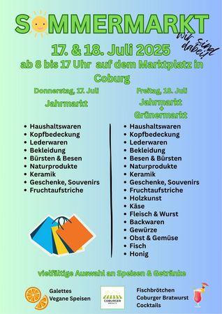 Sommermarkt Coburg